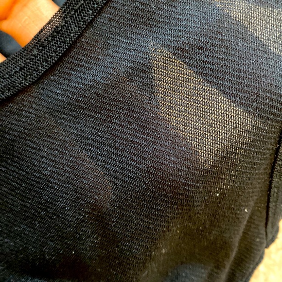 Black racerback mesh shirt - Picture 3 of 3